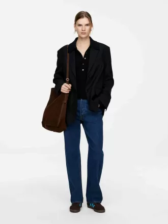 Wildleder-Einkaufstasche