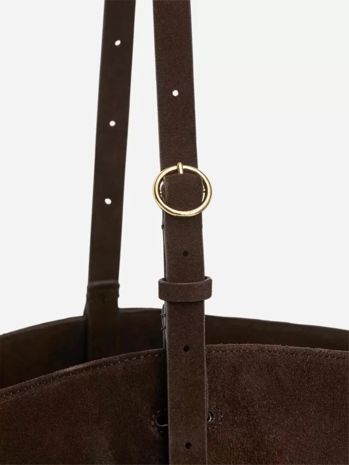 Wildleder-Einkaufstasche