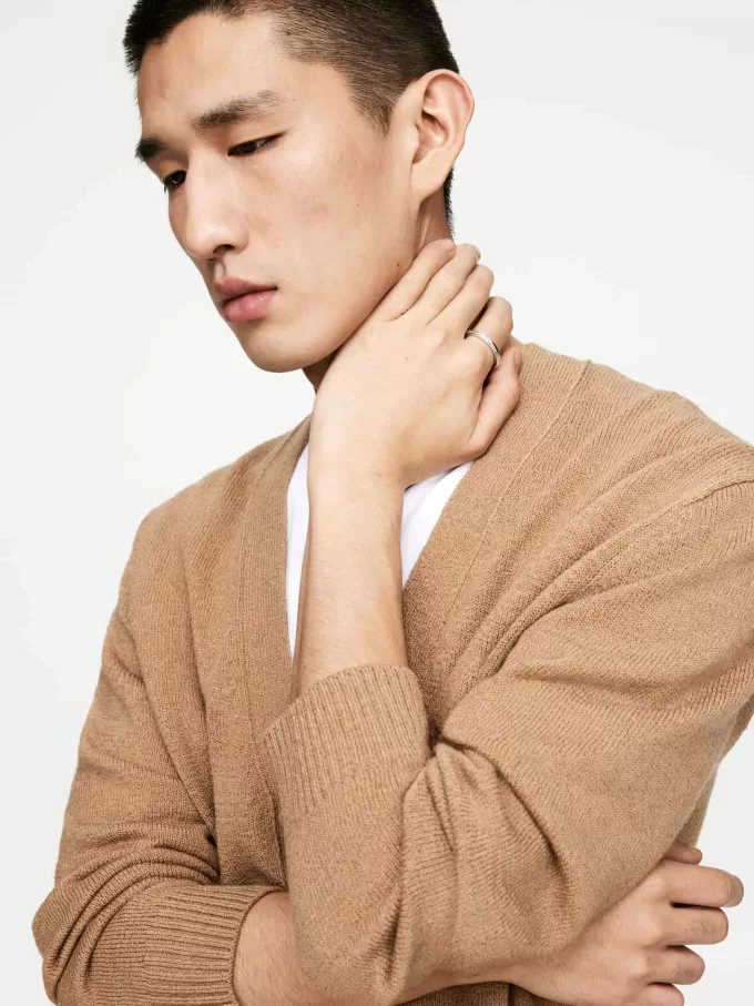 Zylinderring aus Sterlingsilber