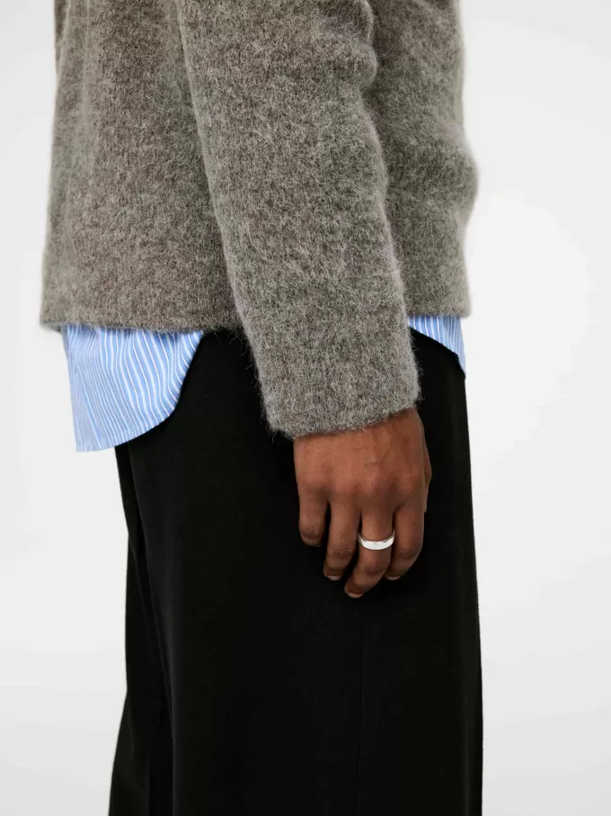 Zylinderring aus Sterlingsilber